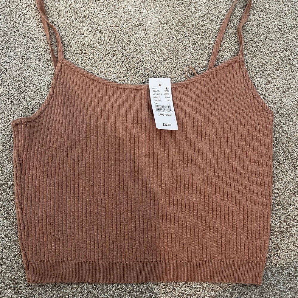 Pacsun LA hearts Brown Crop Top Cami